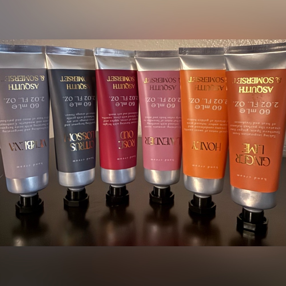 Asquith & Somerset Hand Cream Set of 6 | Luxury Moisturizing Lotion Bundle - Picture 3 of 4